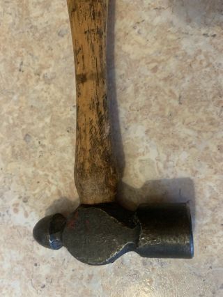 Vintage Craftsman Small Ball Peen Hammer - 10 1/2” Long 3