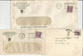 FDR ' s National Recovery Act (NRA) stamps,  label,  logos,  etc. ,  on eight covers 2