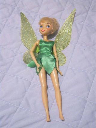 Disney Fairies Tinkerbell Flutter Wings Peter Pan Fairy Doll 11 Inch
