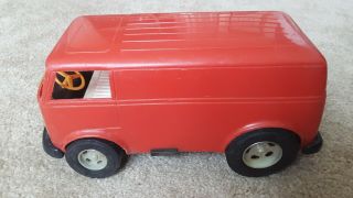 1972 Hawk Model Co.  Red Volkswagen Van