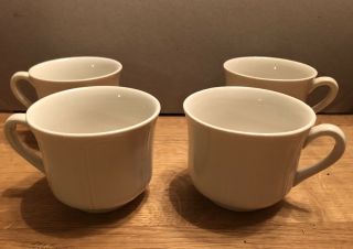 Set (4) Red Cliff Ironstone Heirloom Fine China Tea Cup 2 7/8 "