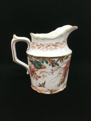 Royal Crown Derby Multi Color Olde Avesbury Creamer Pitcher 4.  5” 3