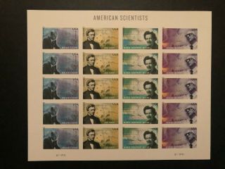 Us 4541 - 4544 American Scientists Full Pane (20) Forever Stamps