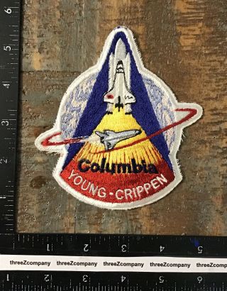 Vintage Nasa Space Shuttle Columbia Sts - 1 Mission Patch