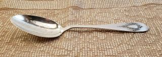 Antique Mount Vernon Lunt Sterling Silver Spoon Pat.  11.  29.  05 - M Rlb - Engraved