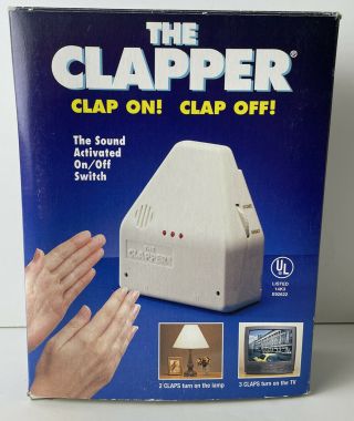 The Clapper Sound Activated Clap On/off Switch Iob (1998) Vintage