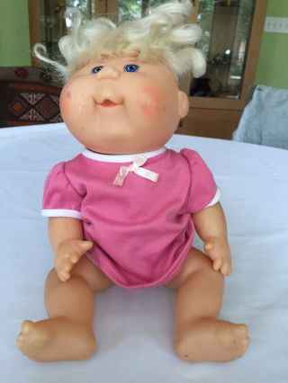 Vintage 1988 Mattel First Edition 12 " Cabbage Patch Kid Doll Signed
