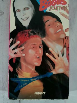 BILL AND & TED ' S BOGUS JOURNEY - Keanu Reeves,  RARE Vintage VHS Video 1991 3