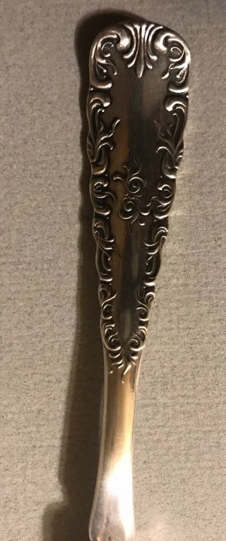 1847 Rogers Bros Silverplate Twisted Handled Master Butter Knife,