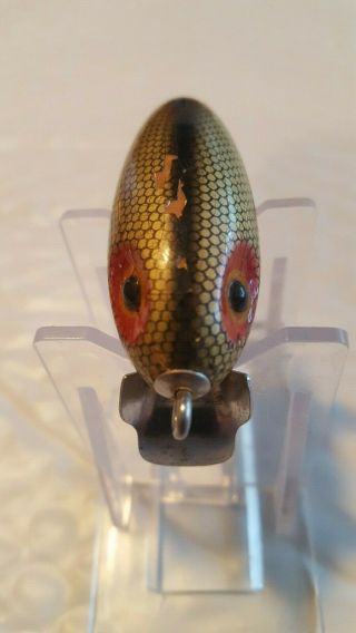 Vintage Clark Water Scout 300 Wood Antique Fishing Lure.  Old Lure. 3