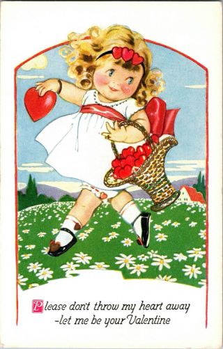 Vintage Valentine’s Day Postcard,  Early 1900s.  Ct5