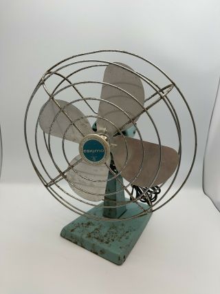 1960s Vintage Mcgraw Edison Eskimo 10 " Oscillating Fan Model 101004
