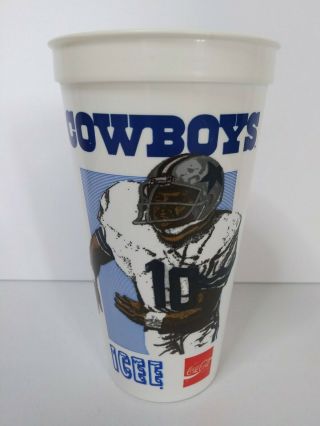 Vintage Icee Dallas Cowboys Nfl Football Hard Plastic Cup