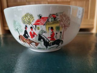 Vintage Alfred Meakin Tally Ho Sugar Bowl