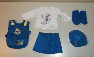 18 " Doll Clothing Outfit - Girl Scouts Daisy Uniform - Shirt,  Hat,  Socks,  More