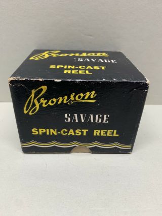 Vintage Bronson Savage Spin - Cast Reel No.  910 Box Only