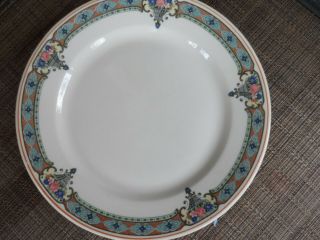 Ivory Lamberton Scammell China Plate Hotel Yorker Nathan Straus 9 3/4 "