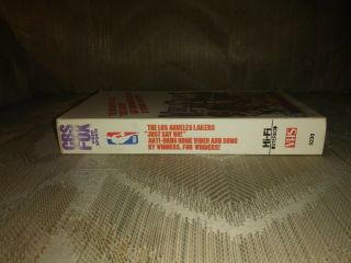 1987 Los Angeles Lakers Just Say No VHS Anti Drug NBA Vintage CBS Fox Video. 3