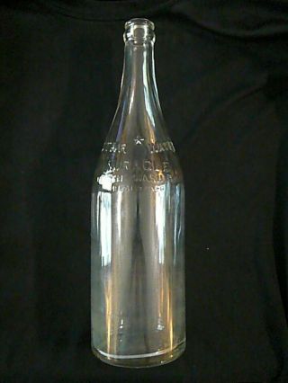 Vintage Soda Water Bottle Star Water Miracle Of The Wash Day,  Item