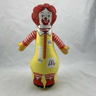 Vintage Ronald Mcdonald Blow Up Inflatable Bopper Bag Wobble Mcdonald’s