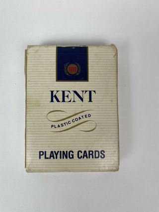 Kent Cigarettes Playing Cards Vintage 1980s