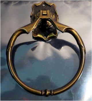 Amerock Carriage House Brass Towel Ring Holder 9056 - 5
