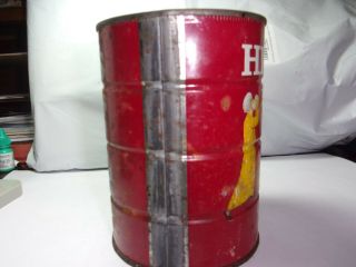 VINTAGE Very Old HILLS BROS BROTHERS COFFEE CAN TIN 3