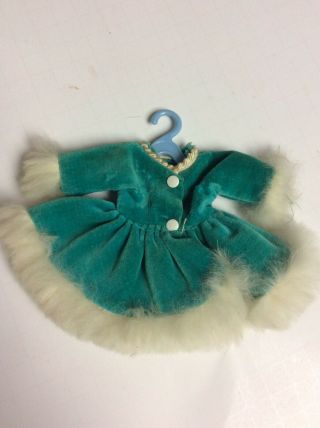 Vintage Cosmopolitan Ginger Doll Tagged Winter Dress