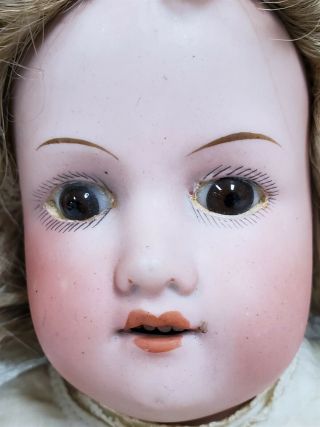 O2 VINTAGE / ANTIQUE GERMANY ARMAND MARSEILLE 370 BISQUE HEAD DOLL 17 