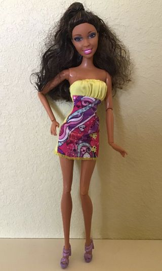 Mattel 2011 Barbie Aa Fashionistas Nikki Doll N4844 W3899 Articulated Jointed