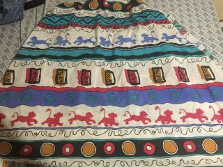 Vintage The Lion King Bed Sheet Twin 90s Disney