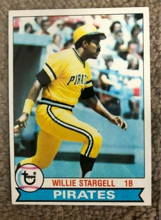 1979 Topps Willie Stargell Pittsburgh Pirates 55 Baseball Card.