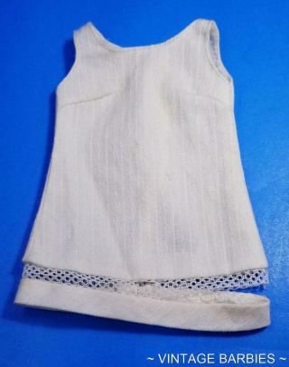 Francie Doll Tennis Tunic 1221 White Shirt Vintage 1960 