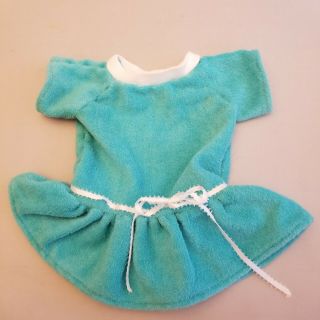 Cabbage Patch Doll Knit Dress Terry Cloth Fits Vintage Dolls Not Cpk