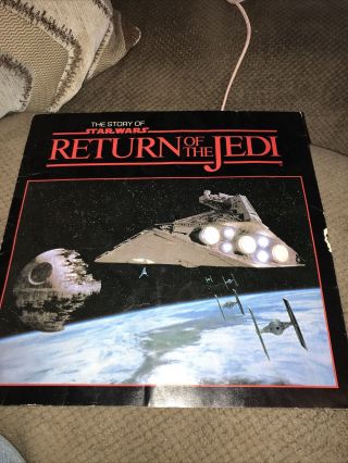 Vintage 1980’s Star Wars The Story Of Star Wars Return Of The Jedi Book