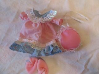 Mattel Cherry Merry Muffin Doll Replacement Dress - Slippers - Pillow 1980 