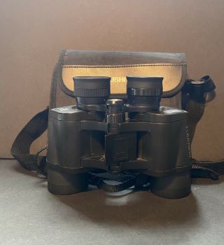 Vintage Bushnell Ensign Insta - Focus 7x35 Binoculars W/case