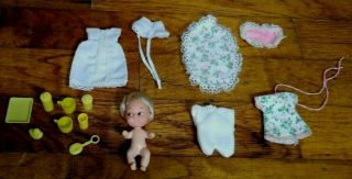 Vintage Sunshine Family Barbie Babysits Sears Nursery Accessories Parts Clothes