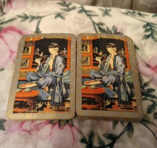 Vintage DE La RUE & Co London playing cards 52 in the pack,  1 sample 3