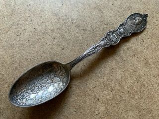 Vintage Pikes Peak Manitou Colorado Sterling Silver Travel Souvenir Spoon