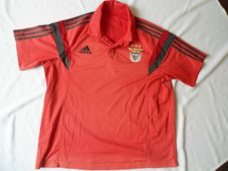 Vintage Sl Benfica Adidas Football Shirt Size Xl