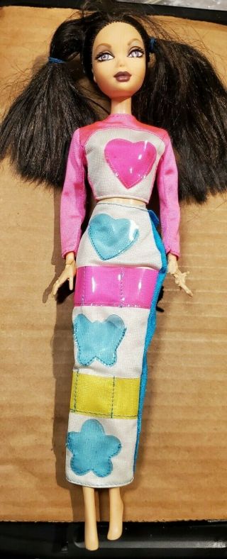 Mattel My Scene Barbie Nolee Doll Purple Eyes And Purple Hair