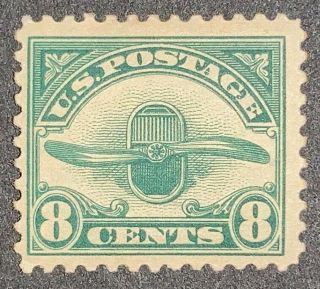 Travelstamps:1923 Us Stamps Scott C4 Airplane Propeller 8 Cent Og Lh