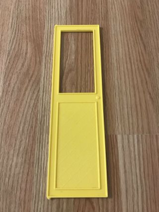 1978 Yellow Barbie Dollhouse A Frame Dream House Replacement Door