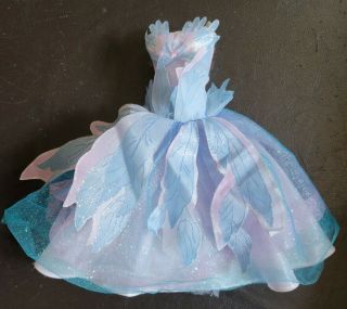 Mattel Barbie Doll Swan Lake Princess Odette Dress Blue Pink Gown Outfit