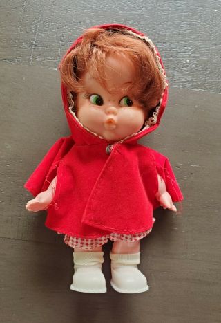 Vintage Doll Evergreen Freckled Face Doll Made In Hong Kong
