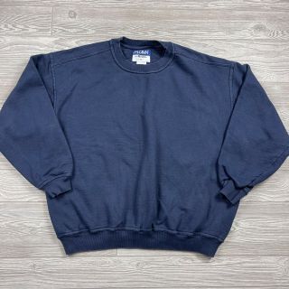 Vintage Pluma Russell Athletic Blank Crewneck Sweatshirt Size Xxl 90s Blue Ee47