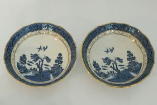 Royal Doulton Booths Real Old Willow Cereal Bowls 6 - 1/4 " - Set Of 2 -