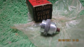 ANDERSON BABY SPITFIRE ANTIQUE VINTAGE MODEL AIRPLANE AIRCRAFT ENGINE GLOW PLUG 3