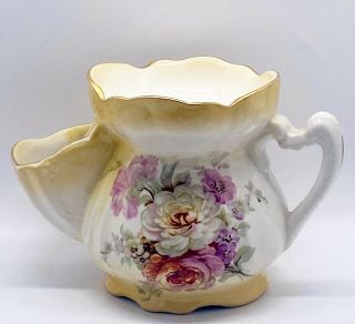 Vtg James Kent Old Foley Staffordshire England Porcelain Shaving Mug Scuttle 4”h
